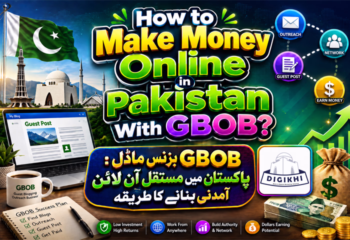 How to Make Money Online in Pakistan with GBOB